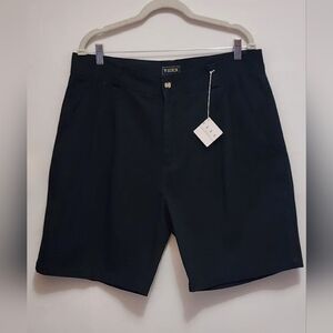 Men's Black Flat-Front Shorts — Smart Everyday Comfort